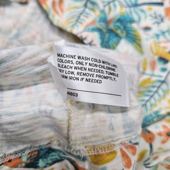 Duluth Trading Womens Dress Colorful Bird Knee Length XL - Picture 10 of 11